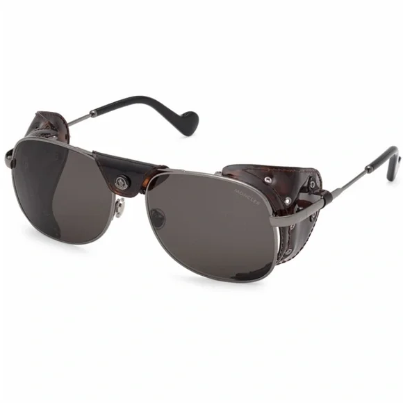Moncler Luminova Navigator Men’s Sunglasses Polarized Smoke lenses Limited